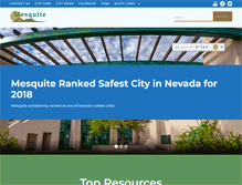 Tablet Screenshot of mesquitenv.gov